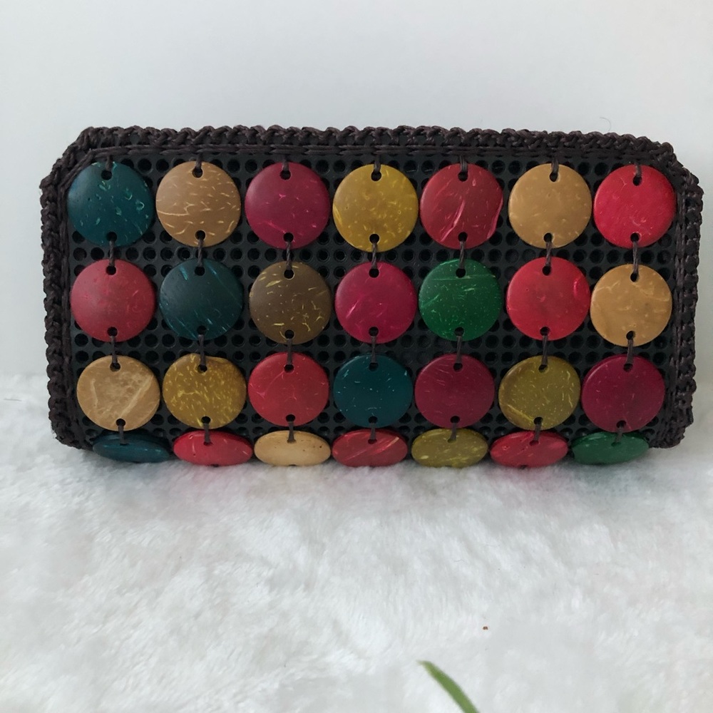 Pouch-Double Zip Pockets, Multi Colored - image 2